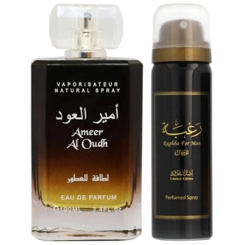 Set Ameer Al Oudh 100ml + Perfumed Spray 50ml