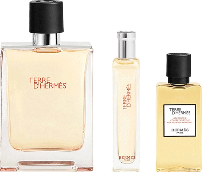 Set Terre d'Hermès 100ml + 15ml + Shower Gel 40ml