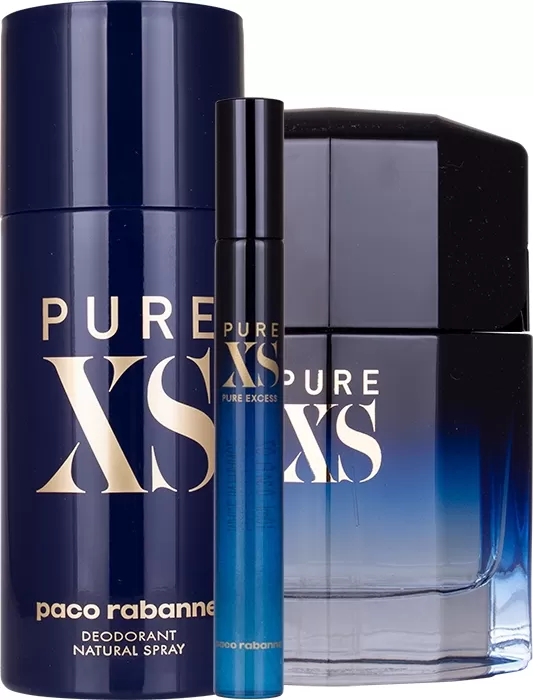 Set Pure XS 100ml + 10ml + Deodorant 150ml