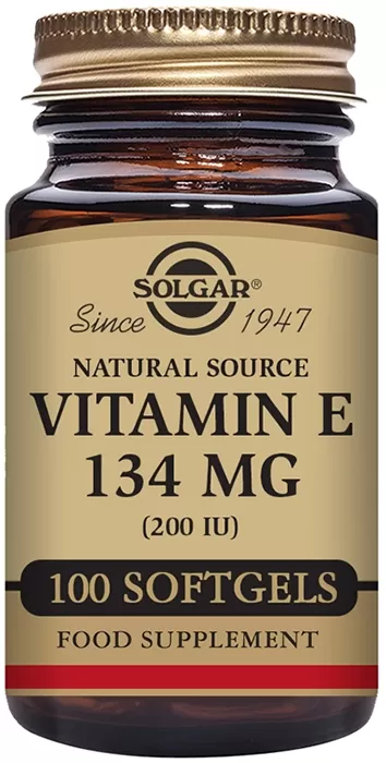 Vitamina E 200 UI (134 mg) - Cápsulas blandas vegetales