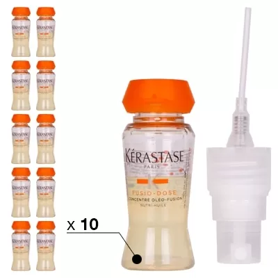 Fusio-Dose Concentré Oléo-Fusion 10x12ml(Tratamiento Nutritivo Para Cabello Seco Fusio-Dose Concentré Oléo-Fusion 10x12ml(Tratamiento Nutritivo Para Cabello Seco