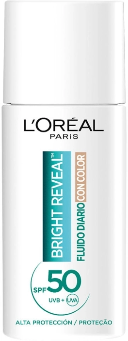 Bright Reveal Fluido Diario Con Color y Niacinamida SPF50