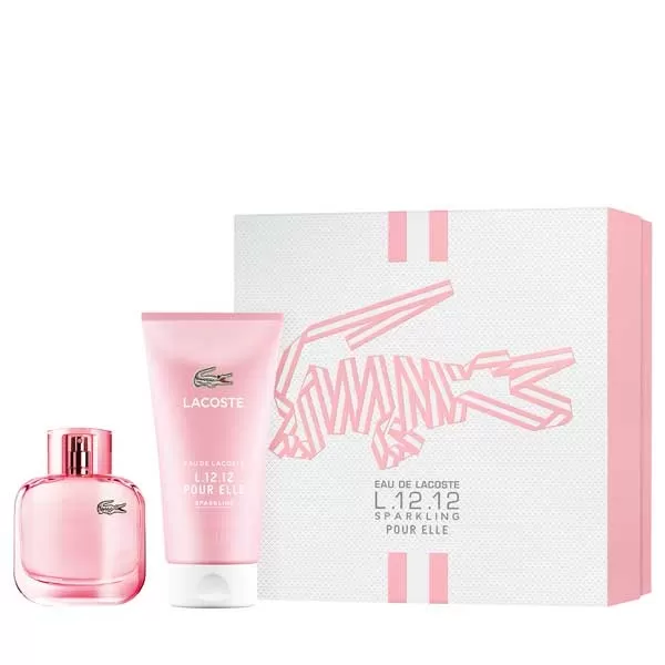 Set Eau de Lacoste L.12.12 pour Elle Sparkling 90ml + Gel 150ml Set Eau de Lacoste L.12.12 pour Elle Sparkling 90ml + Gel 150ml