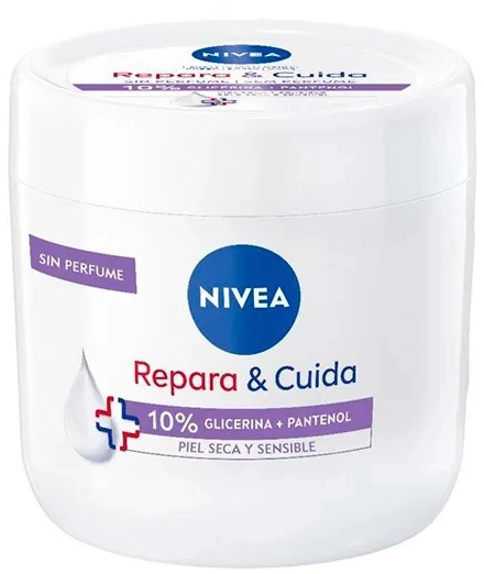 Crema Corporal Repara & Cuida 10% Glicerina + Pantenol