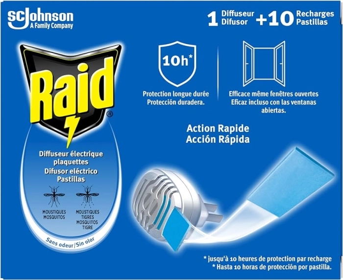 Raid Difusor Eléctrico + 10 Recambios