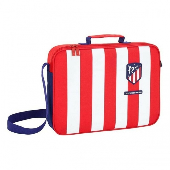 Cartera Escolar Atlético Madrid Rojo Azul Blanco (38 x 28 x 6 cm)