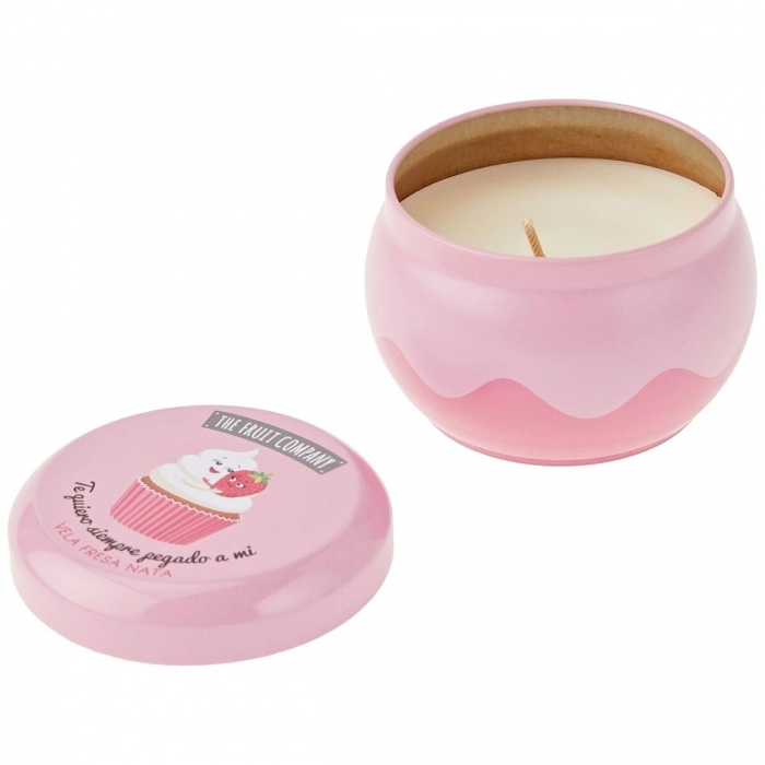 Vela Perfumada The Fruit Company Fresa 150 g Nata Vela Perfumada The Fruit Company Fresa 150 g Nata