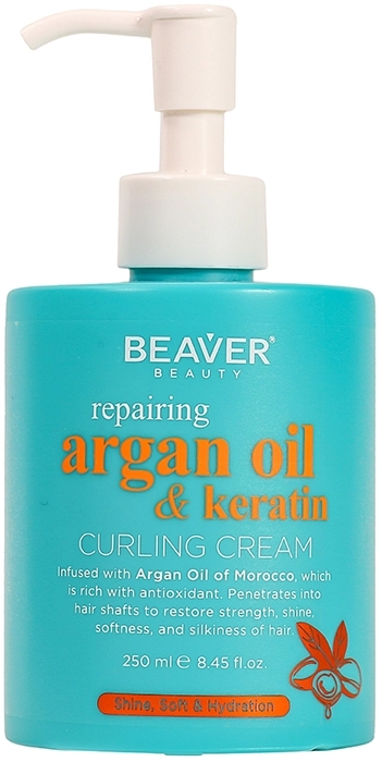 Argan Oil & Keratin Curling Cream