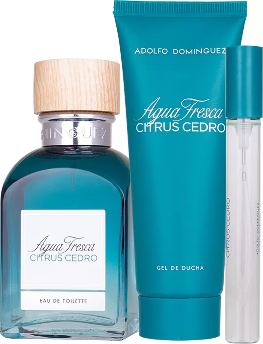 Set Agua Fresca Citrus Cedro 120ml + 10ml + Gel 75ml Set Agua Fresca Citrus Cedro 120ml + 10ml + Gel 75ml