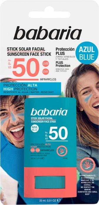Stick Solar Facial SPF50 Azul