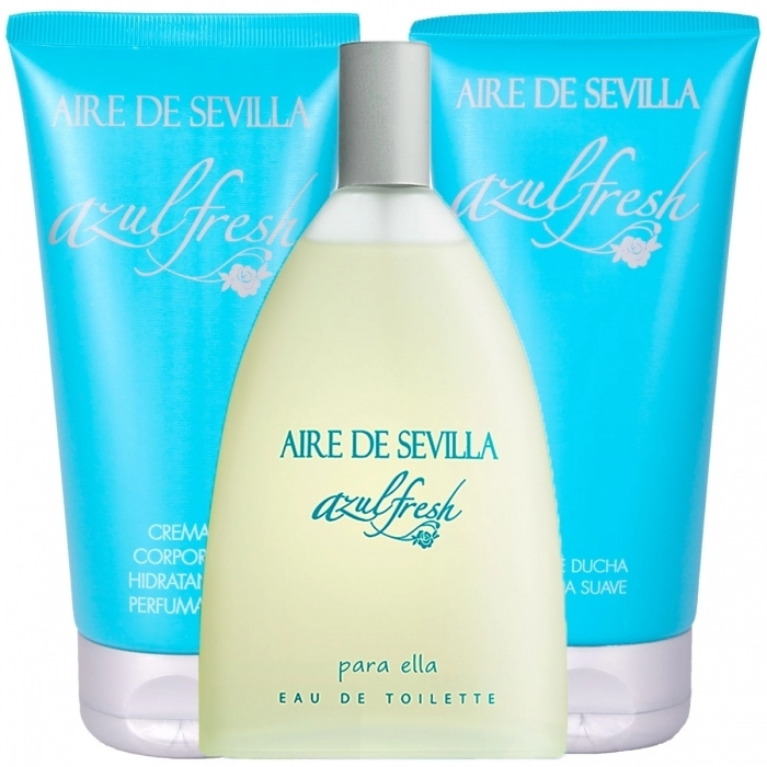 Set Aire de Sevilla Azul Fresh 150ml + Gel ducha 150ml + Body Milk 150ml