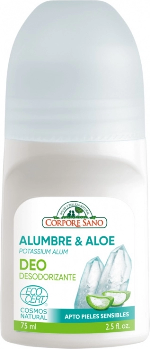 Desodorante Roll-on Alumbre y Aloe