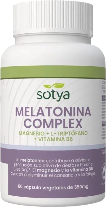 Melatonina Complex Magnesio + L-Triptófano + Vitamina B6