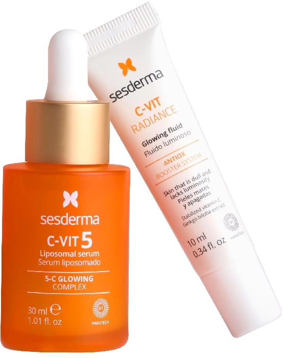 Set C-VIT 5 Liposomal Serum 30ml + C-VIT Radiance Glowing Fluid 10ml Set C-VIT 5 Liposomal Serum 30ml + C-VIT Radiance Glowing Fluid 10ml