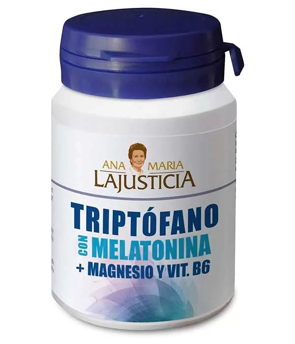 Triptófano con Melatonina + Magnesio y Vit. B6