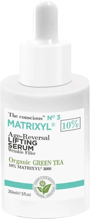 The conscious Matrixyl Age-Reversal Lifting Serum Organic Green Tea