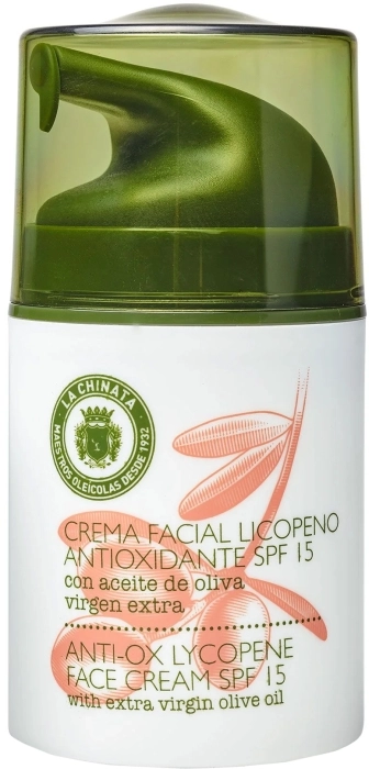 Crema Facial con Licopeno Antioxidante SPF15