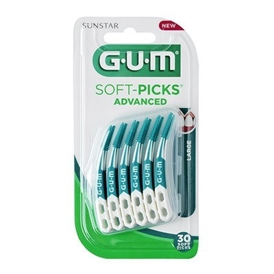 Gum soft picks palillo interdental gum 651 m30 advanced large 30 unidades Gum soft picks palillo interdental gum 651 m30 advanced large 30 unidades