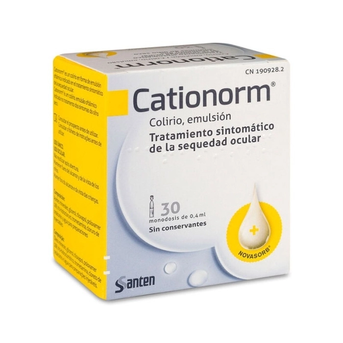 Cationorm 0,4ml x 30monodosis Cationorm 0,4ml x 30monodosis