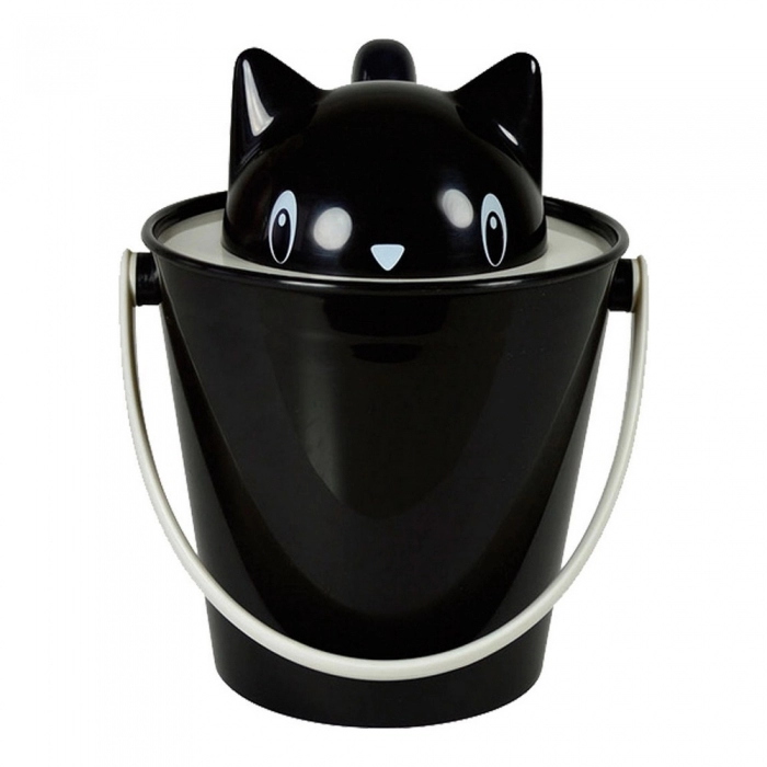 Cubo contenedor United Pets Gato Negro Polipropileno (20 cm)