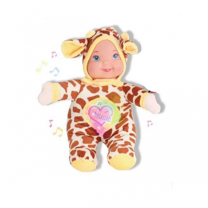 Muñeca bebé Reig 35 cm Jirafa Peluche Musical