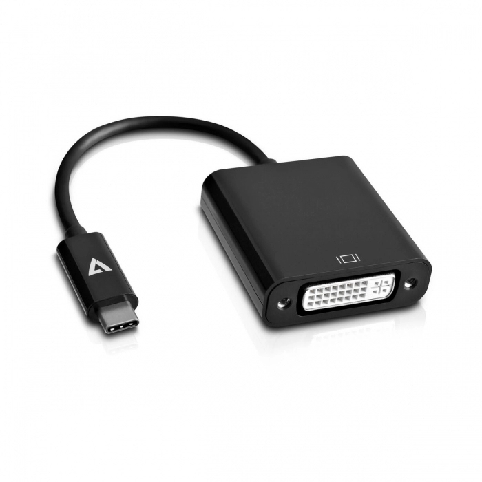 Adaptador USB C a DVI V7 V7UCDVI-BLK-1E