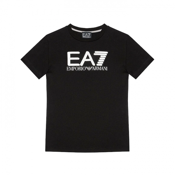 Camiseta  Logo Júnior EA7 Negra