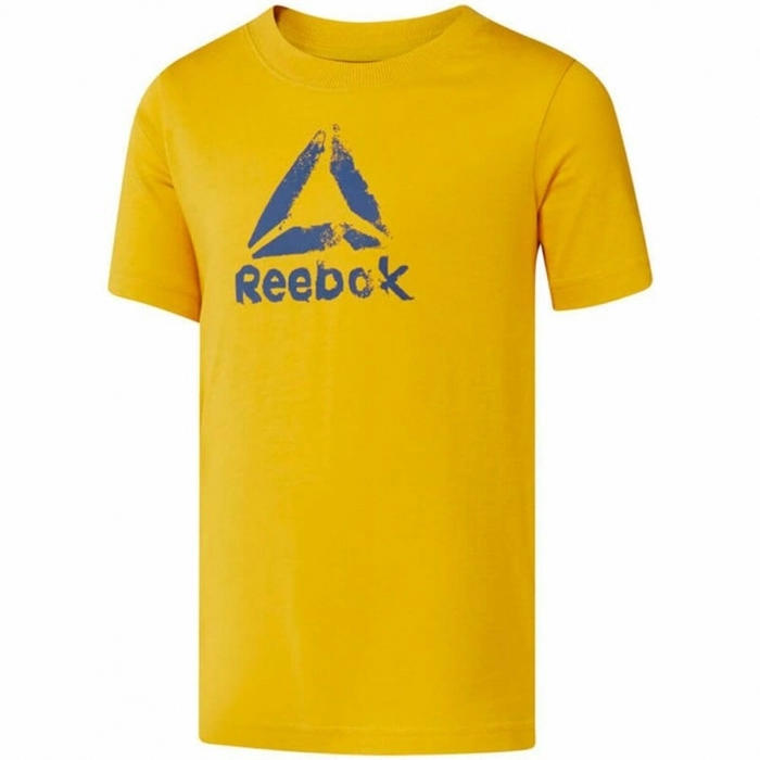 Ordenador portátil longitud Cabra Camiseta De Manga Corta Niño Reebok Elemental Amarillo | Hasta -80%  Descuento en Perfumerias Valencia
