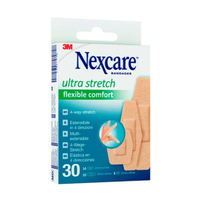 Nexcare comfort 30 tiras surtidas