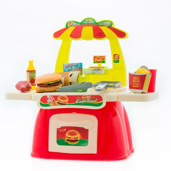 Juego de Comida Rápida con Accesorios Junior Knows Juego de Comida Rápida con Accesorios Junior Knows