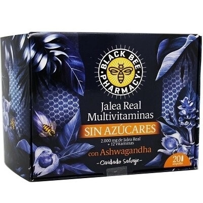 Black bee multivitaminico sin azucar 20 amp Black bee multivitaminico sin azucar 20 amp