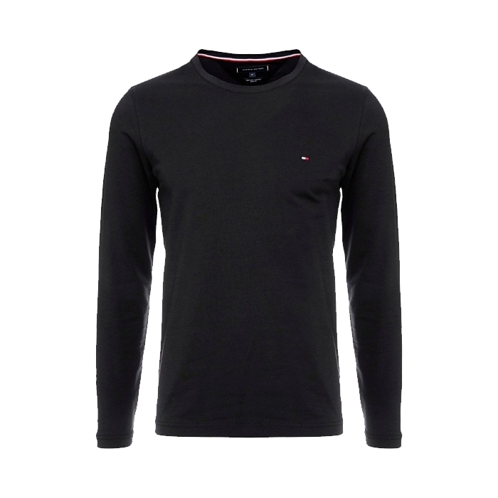 Camiseta Stretch Slim Fit Negra Camiseta Stretch Slim Fit Negra