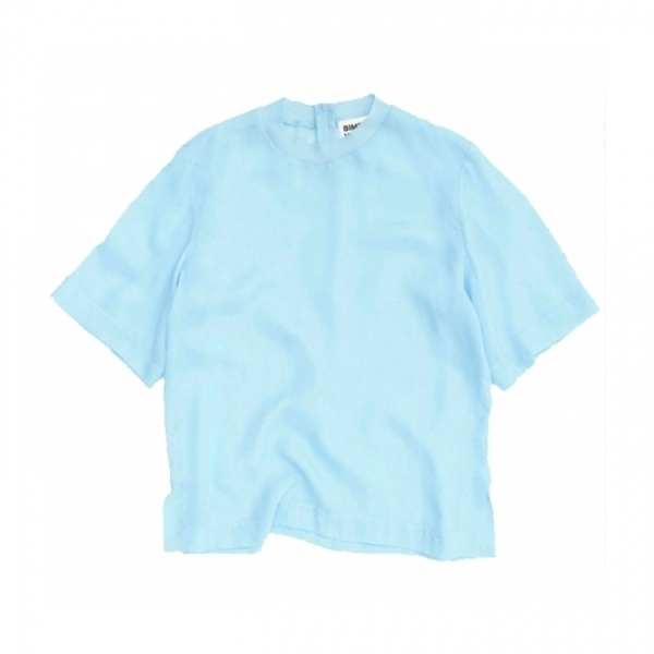 Blusa Transparente Azul Pastel