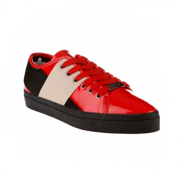 Zapatos Estilo Charol Rojo
