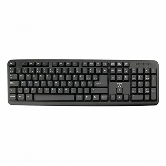 Teclado Ewent EW3109 PS/2 USB Negro