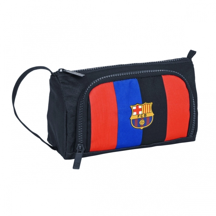 Estuche Escolar F.C. Barcelona Granate Azul marino (20 x 11 x 8.5 cm)