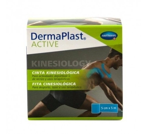 Cinta kinesiológica dermaplast active color azul 5 cm x 5 m 1 u