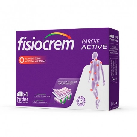 Fisiocrem parche active 4 unidades Fisiocrem parche active 4 unidades