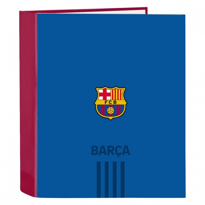 Carpeta de anillas F.C. Barcelona Granate Azul marino A4 (27 x 33 x 6 cm)