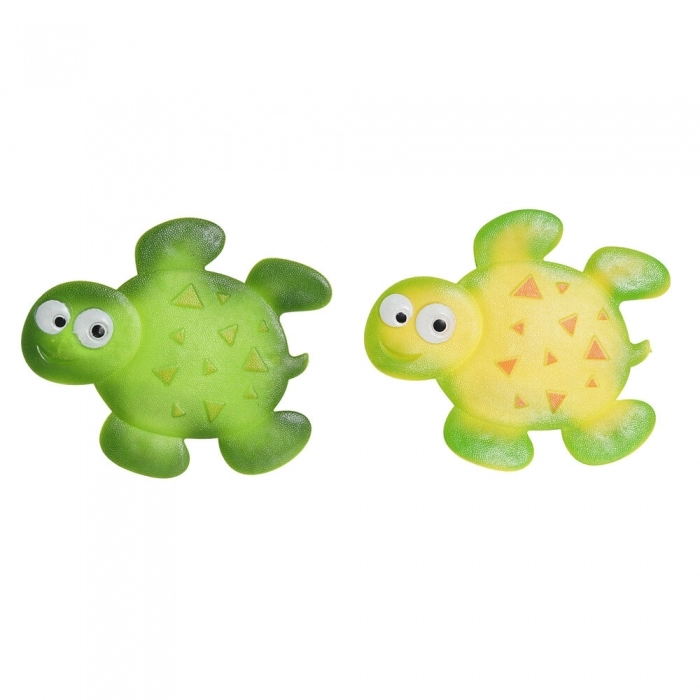 Alfombra de baño DKD Home Decor Amarillo Verde PVC Tortuga (2 pcs) (11.5 x 1 x 1