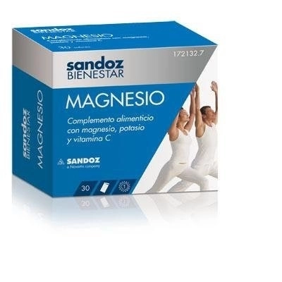 Sandoz bienestar magnesio 30 sobres Sandoz bienestar magnesio 30 sobres