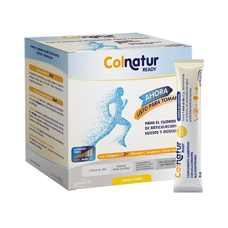 Colnatur ready 30 sticks 3 g sabor limon