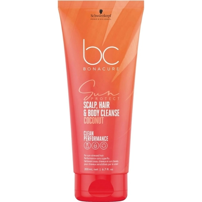 BC Bonacure Sun Protect Scalp, Hair & Body Cleanse Coconut