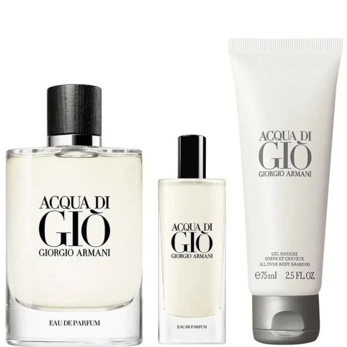 Set Acqua di Gio 125ml + 15ml + Body Shampoo 75ml Set Acqua di Gio 125ml + 15ml + Body Shampoo 75ml