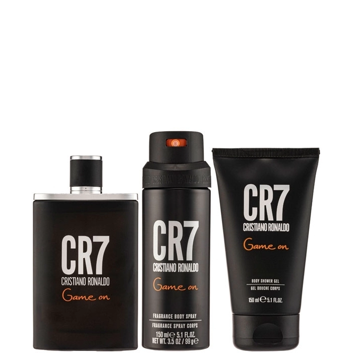 Set CR7 100ml + Fragance Body Spray 150ml + Body Shower Gel 150ml Set CR7 100ml + Fragance Body Spray 150ml + Body Shower Gel 150ml
