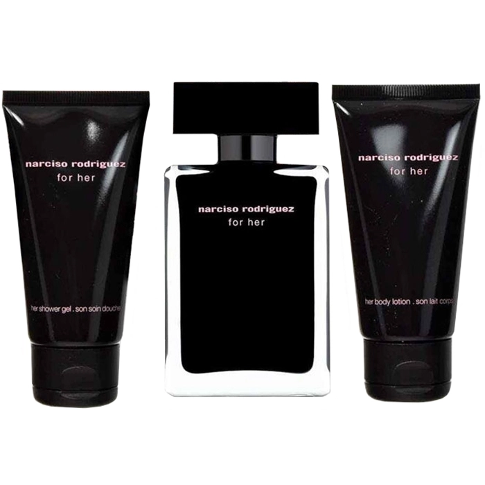 Set Narciso Rodriguez for Her 50ml + Body Lotion 50ml + Shower Gel 50ml Set Narciso Rodriguez for Her 50ml + Body Lotion 50ml + Shower Gel 50ml