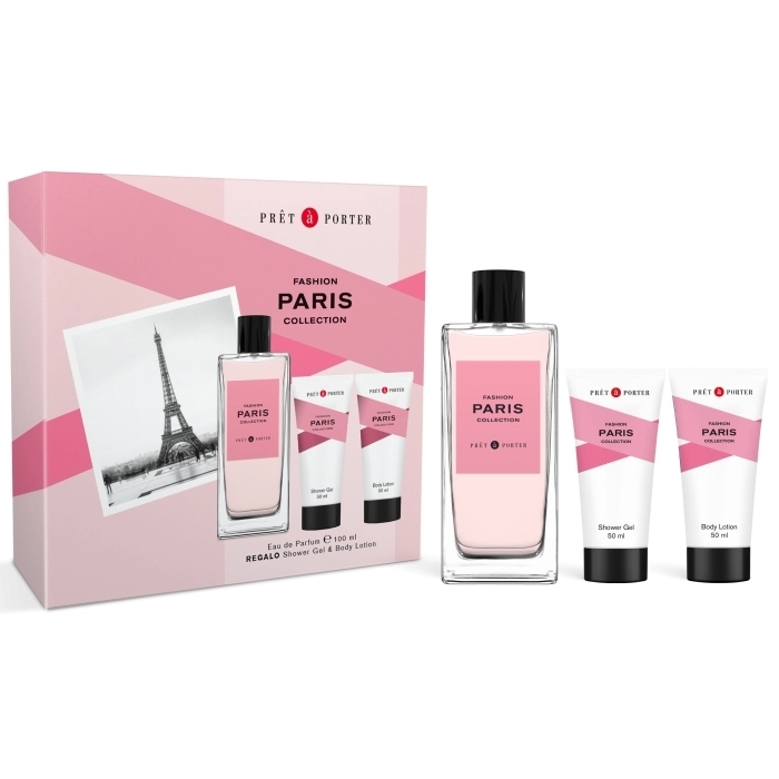 Set Paris 100ml + Gel 50ml + Body Lotion 50ml Set Paris 100ml + Gel 50ml + Body Lotion 50ml