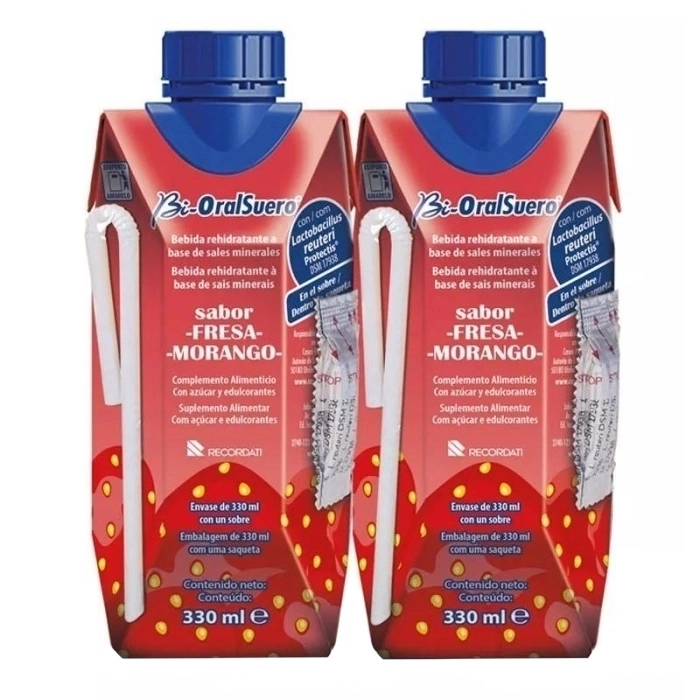Bioralsuero fresa 2u x 330 ml