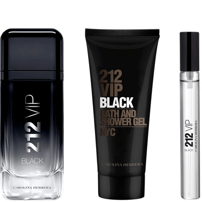 Set 212 Vip Black 100ml + Gel 100ml + 10ml