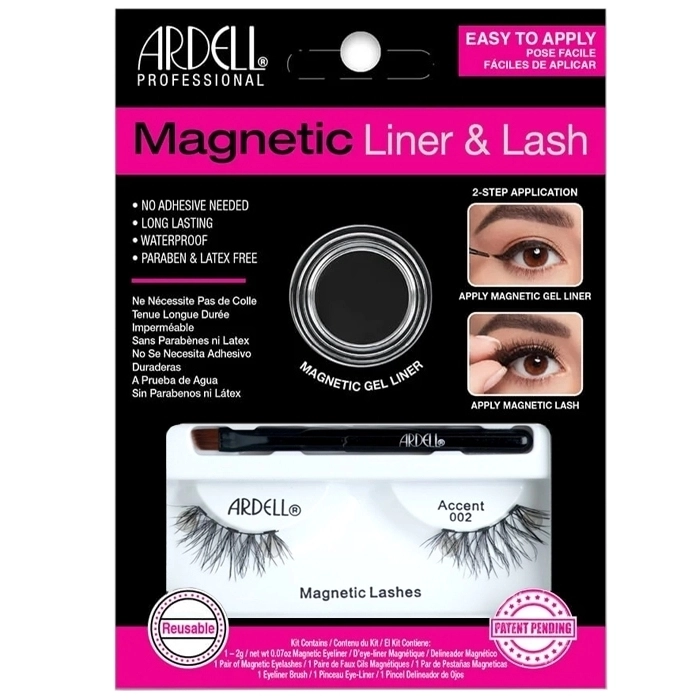 Kit Magnetic Liner & Lash Accent 002 Liner 2g + 2 lashes